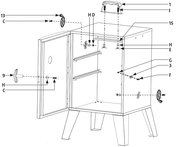 KAYOBA 009918 Smoking Oven 4
