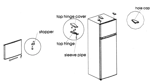 BEVoi BVIREF7SS Freestanding Standard Top Freezer 22