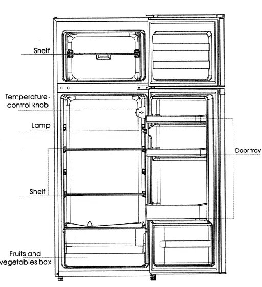 BEVoi BVIREF7SS Freestanding Standard Top Freezer 25