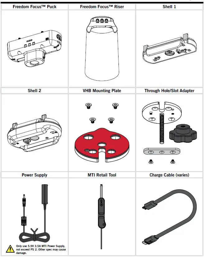 Mobile Technologies 15000256 Freedom Focus Merchandise Theft Deterrent System FIG 1