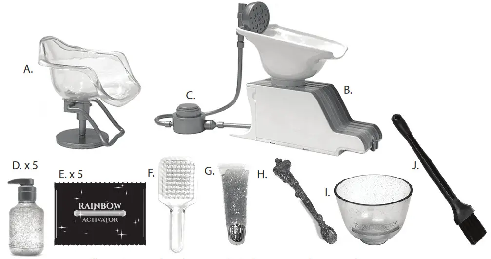 RAINBOW High Studio Salon PlaySet