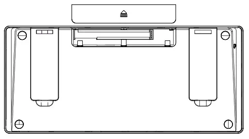 onn F12 Screenshot Compact Wireless Keyboard- Powering On Your Keyboard