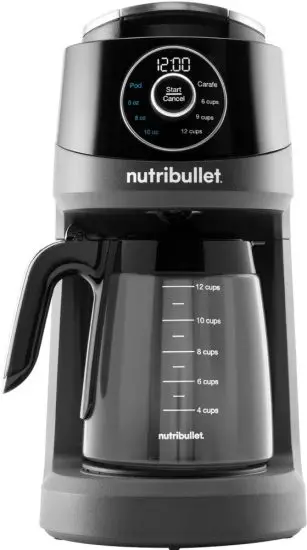 nutribullet NBC50200 Brew Choice 12-Cup Coffee Maker and Carafe