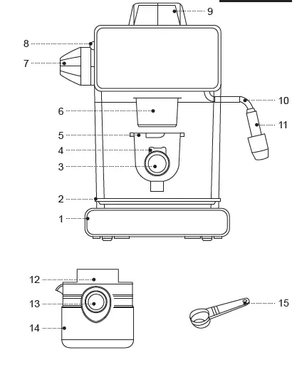 BRAYER BR1103 Coffee Maker 1
