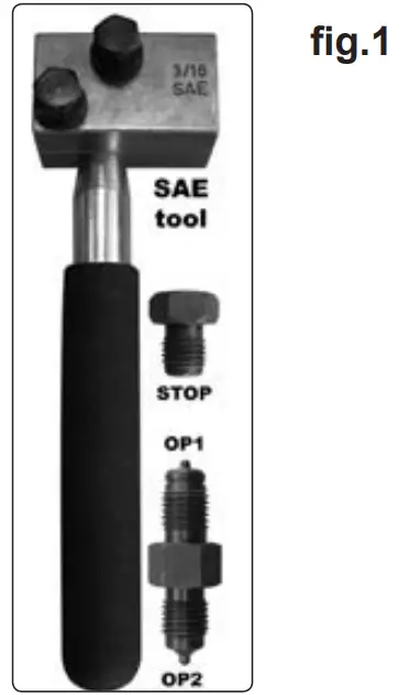 SEALEY PFT12 On Vehicle Micro Pipe Flaring Tool-