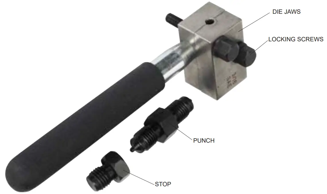 SEALEY PFT12 On Vehicle Micro Pipe Flaring Tool-fig2