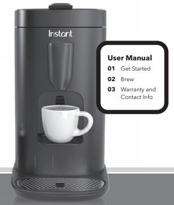 Instant POD Multi-Pod Single Brew Coffee and Espresso Maker