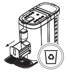 Instant POD Multi-Pod Single Brew Coffee and e container from