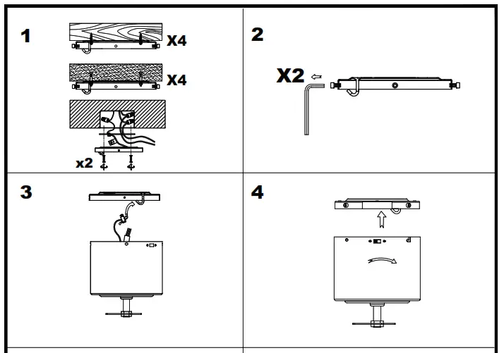 Parrot Uncle BB530173SQ 52 Inch Sand Copper LED Indoor Flush Mount Ceiling Fan - OVERVIEW 1