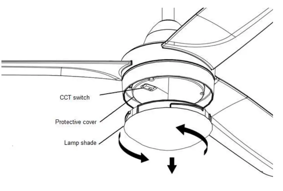 Lucci Esperance Series DC Ceiling Fan with Light -fig10