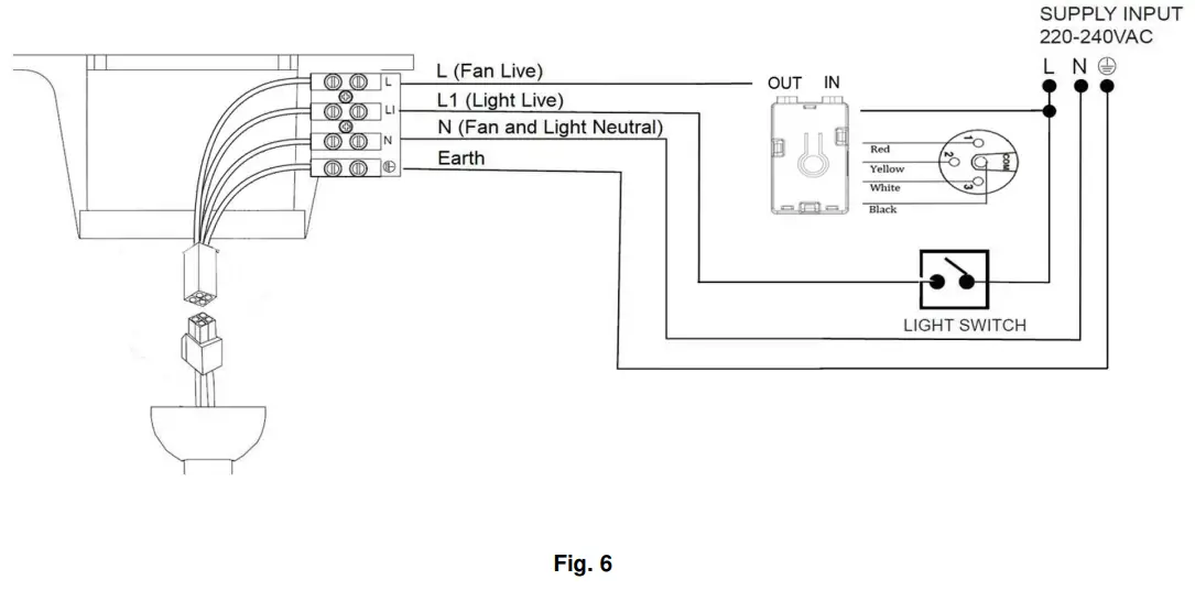 Lucci Esperance Series DC Ceiling Fan with Light -fig7