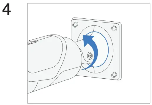 samsara SC21 Bullet IP Site Camera - Loosen the fastening ring
