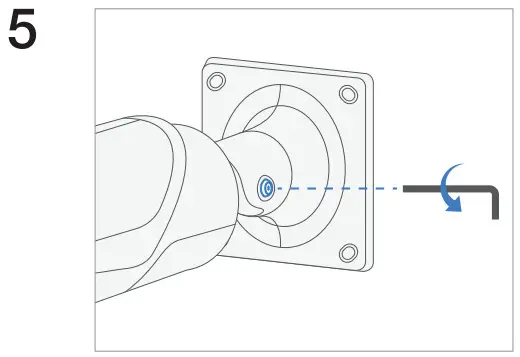 samsara SC21 Bullet IP Site Camera - camera pan screw