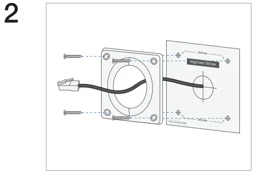 samsara SC21 Bullet IP Site Camera - screws