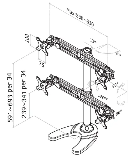 Neomounts-FPMA-D700DD4-Monitor-Desk-Stand-product