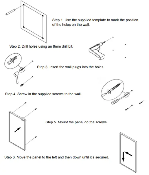 electriQ ECFIRPH7W Light Panel Far Infrared Carbon Heater with Smart App-fig2