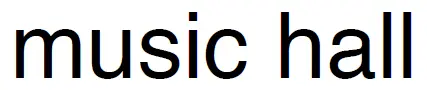 music hall LOGO