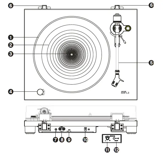 music hall mmf-1.3 Stereo Turntable-FIG-2
