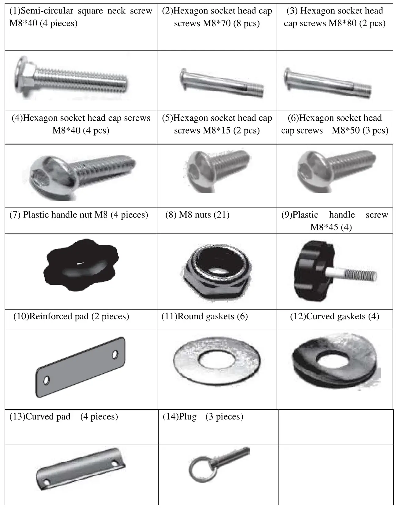 ZHEJIANG 6206B Pull-up Lifter - Open the package to confirm the product components