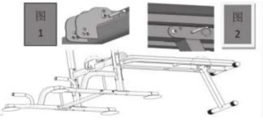 ZHEJIANG 6206B Pull-up Lifter - Place the fixed pin