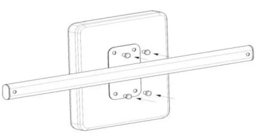 ZHEJIANG 6206B Pull-up Lifter - Use the screws on the backrest tube to tighten through the sky and the back cushion