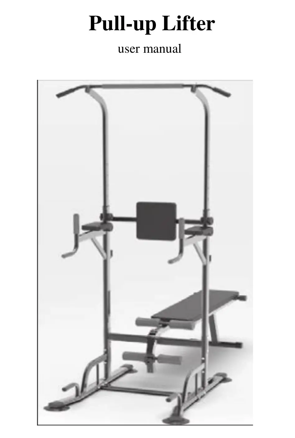 ZHEJIANG 6206B Pull-up Lifter User Manual