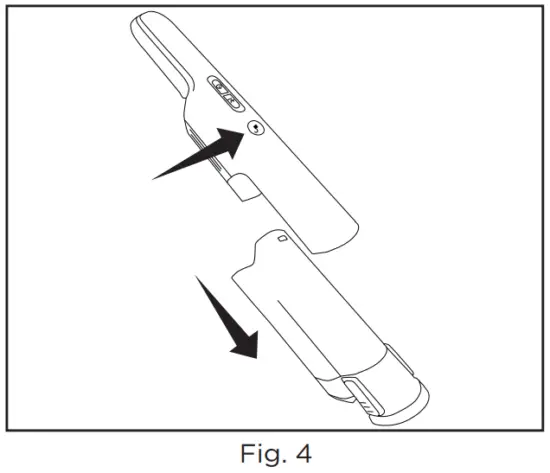 Replacing the dust bin