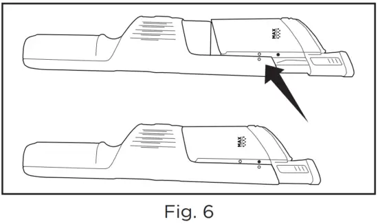 Replacing the dust bin