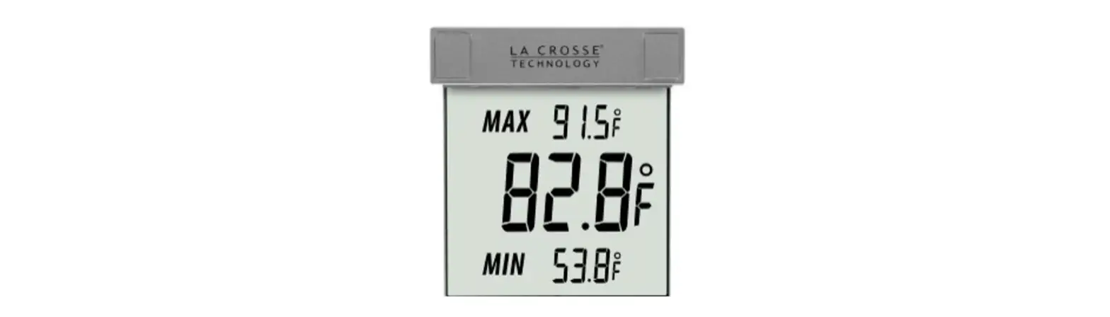 La Crosse Technology Ws-1025u Outdoor Window Thermometer Instruction Manual