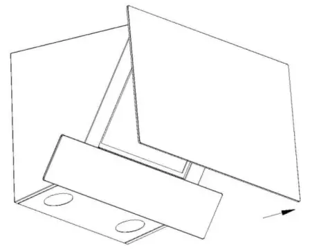 CIARRA CBCB6736H Inclined Extractor Hood 60 cm - LED lamp