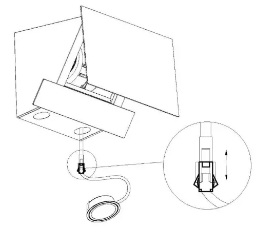 CIARRA CBCB6736H Inclined Extractor Hood 60 cm - power protection