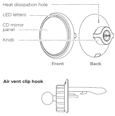 JOYROOM JR-ZS290 Magnetic Wireless Car Charger Holder FIG 1