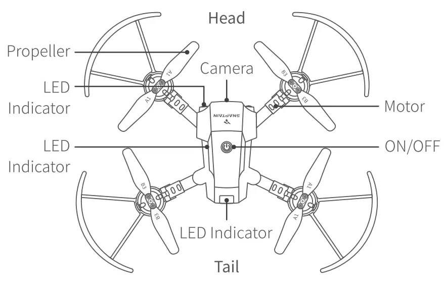 SNAPTAIN A10 Mini Foldable Drone - FIG 12