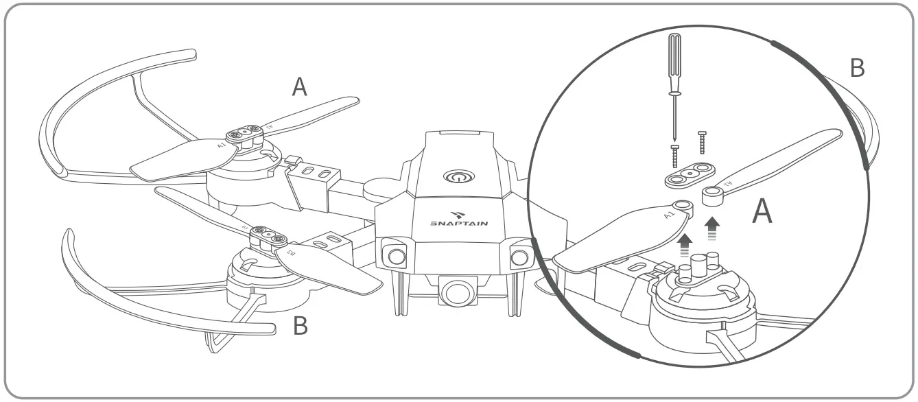 SNAPTAIN A10 Mini Foldable Drone - FIG 21