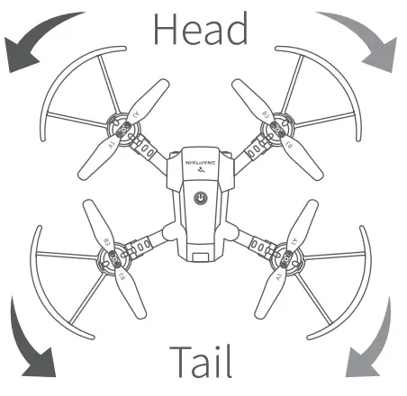 SNAPTAIN A10 Mini Foldable Drone - FIG 35