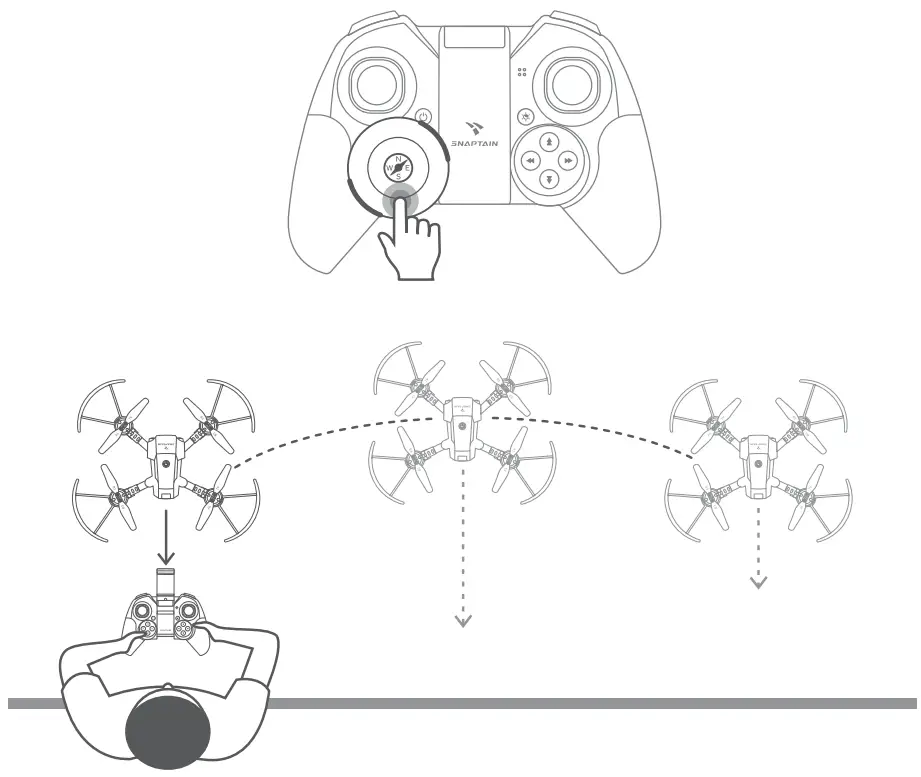 SNAPTAIN A10 Mini Foldable Drone - FIG 40