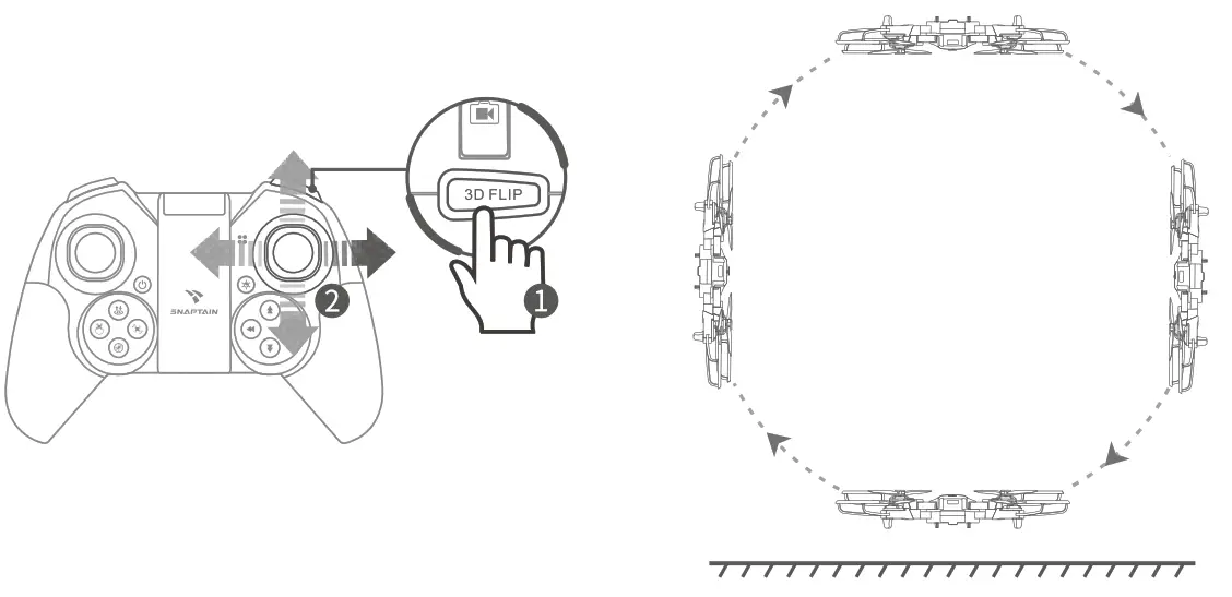SNAPTAIN A10 Mini Foldable Drone - FIG 67