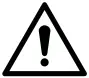 Midea cautioning symbol
