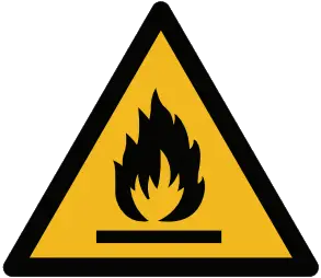 Midea fire symbol