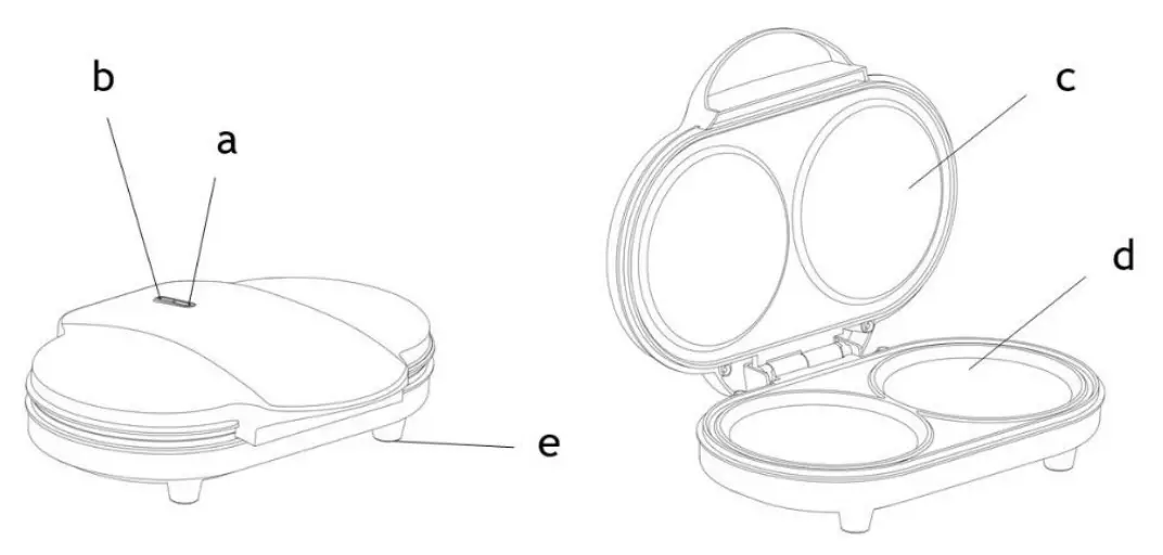 ANKO FS 678A Pancake Maker - PANCAKE MAKER