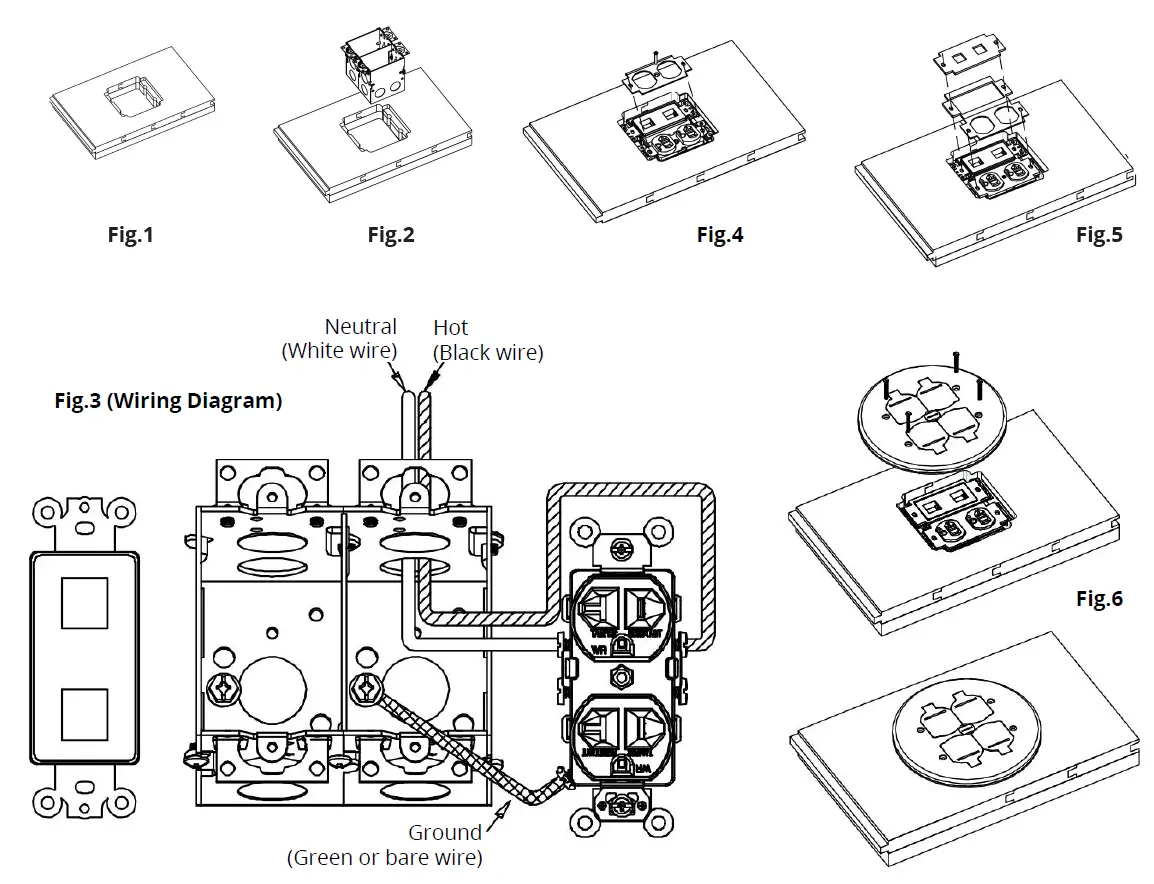 ORTECH FB-R240SN Floor Metal Box 2