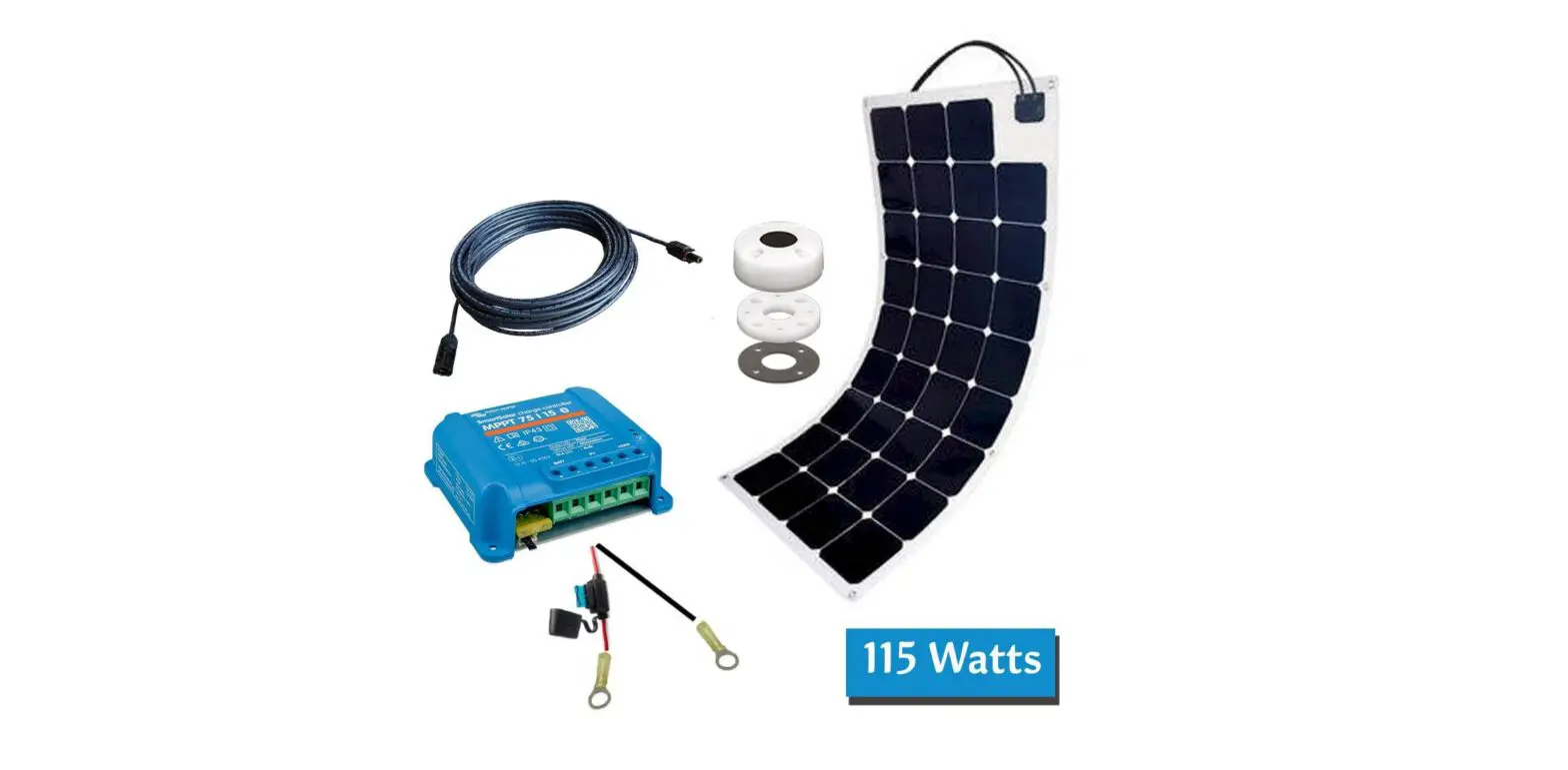 Roton Industries Sol-go 115 Watt Flexible Solar Panel Do It Yourself Kit Installation Guide