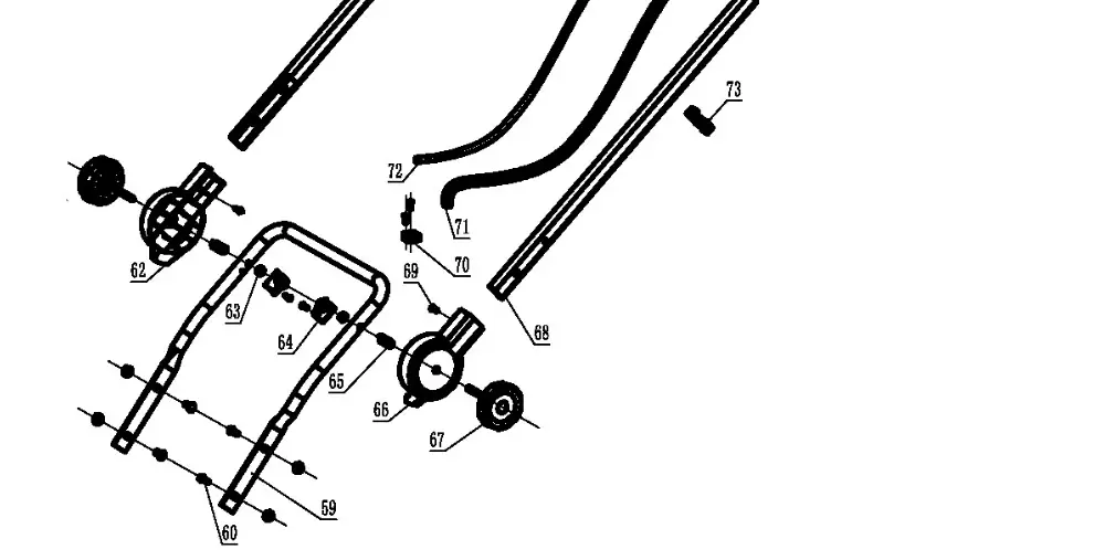 DR 62V Snow Blower BLOWER -Schematic 1