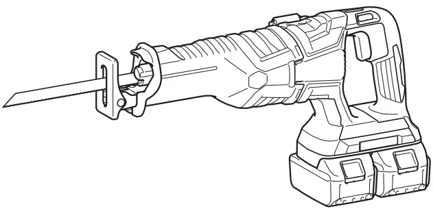 makita DJR360 Cordless Recipro Saw -fig 1