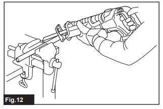 makita DJR360 Cordless Recipro Saw fig 9