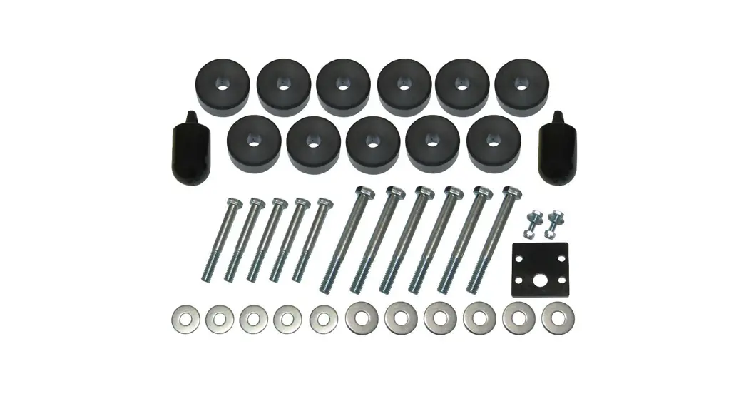 Rusty Off Road Rk-bl100-tj 1” Body Lift Kit User Guide
