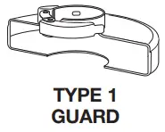 HILTI SR 6-22 DEWALT DWE4056 Angle Grinder - Guard Type1