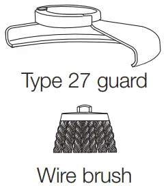 HILTI SR 6-22 DEWALT DWE4056 Angle Grinder - Type 27 guar