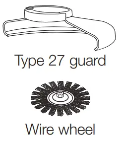 HILTI SR 6-22 DEWALT DWE4056 Angle Grinder - Type 27 guard