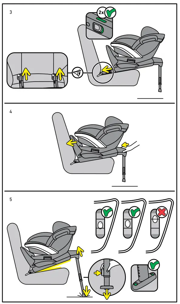 BeSafe iZi Turn B iSize Car Seat - Figure 3-5